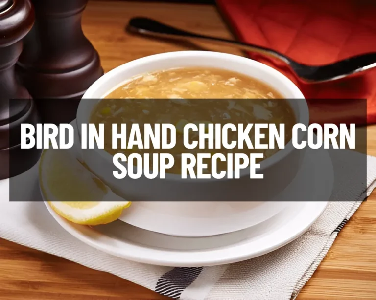 Bird In Hand Chicken Corn Soup Recipe