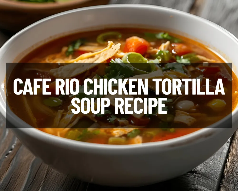 Cafe Rio Chicken Tortilla Soup Recipe