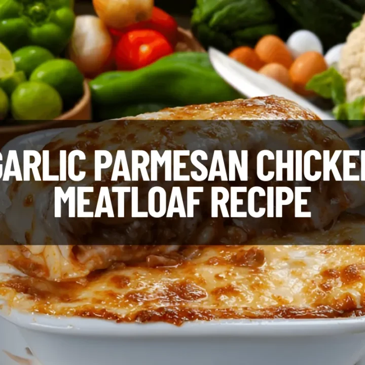 Garlic Parmesan Chicken Meatloaf Recipe