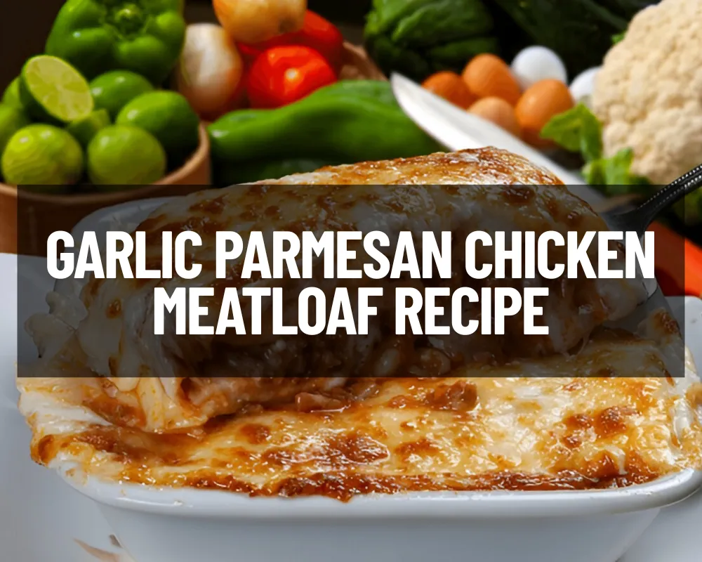 Garlic Parmesan Chicken Meatloaf Recipe