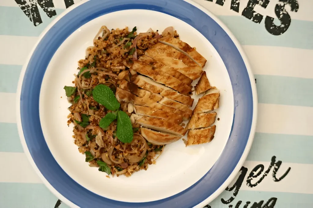 No Salt Recipe: Lemon Herb Chicken with Veggie Quinoa