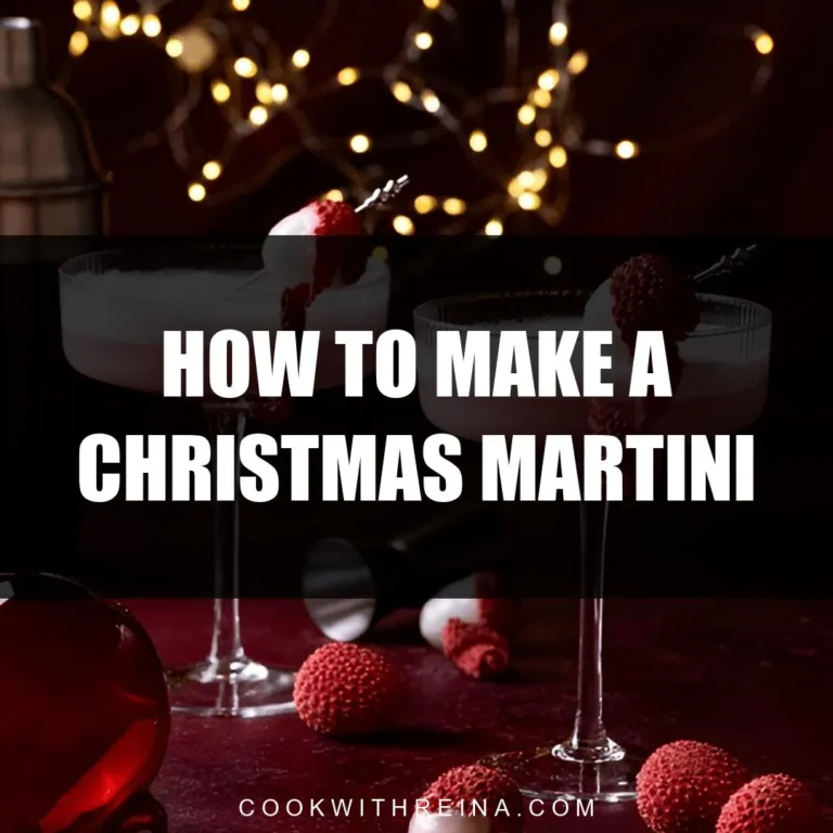 How To Make A Christmas Martini