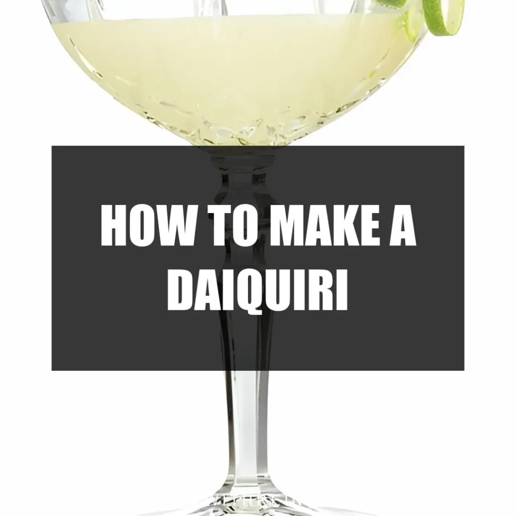 how to make a daiquiri