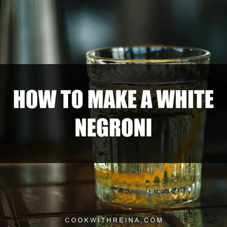 How To Make A White Negroni