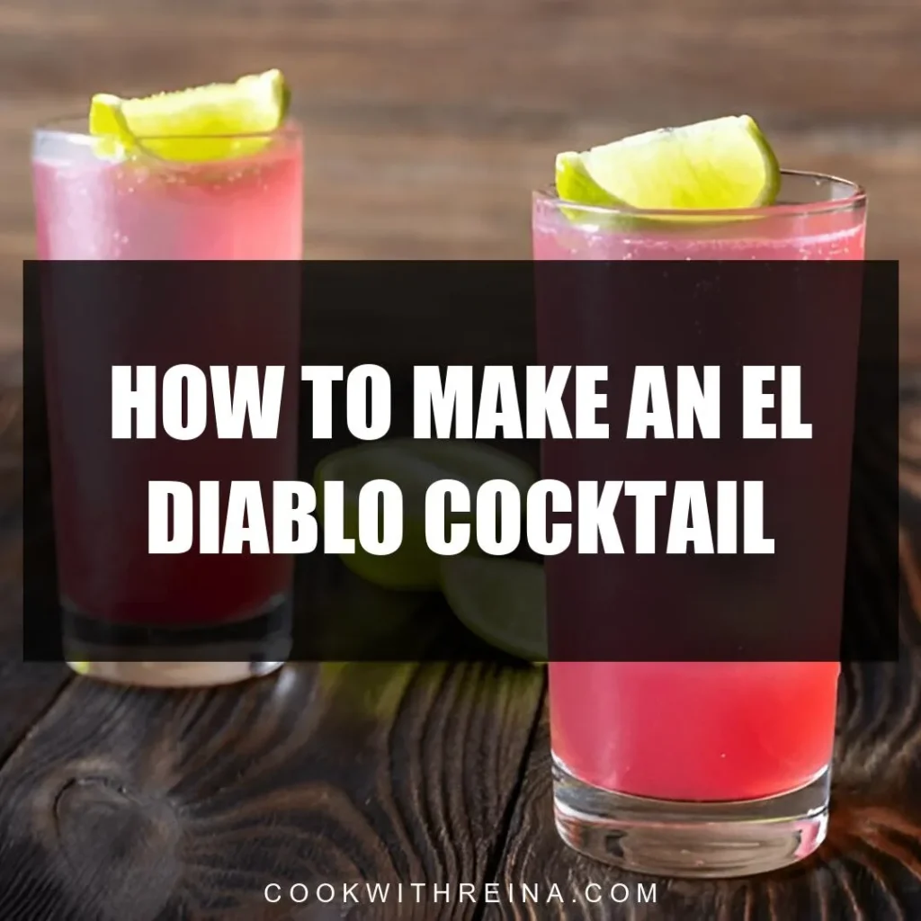 how to make an el diablo cocktail