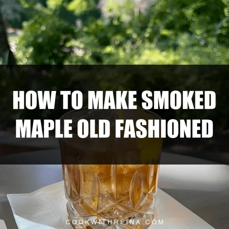 How To Make A Smoked Maple Old Fashioned