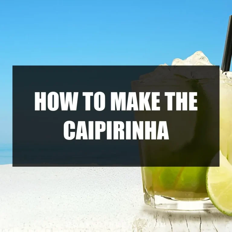 How To Make Caipirinha