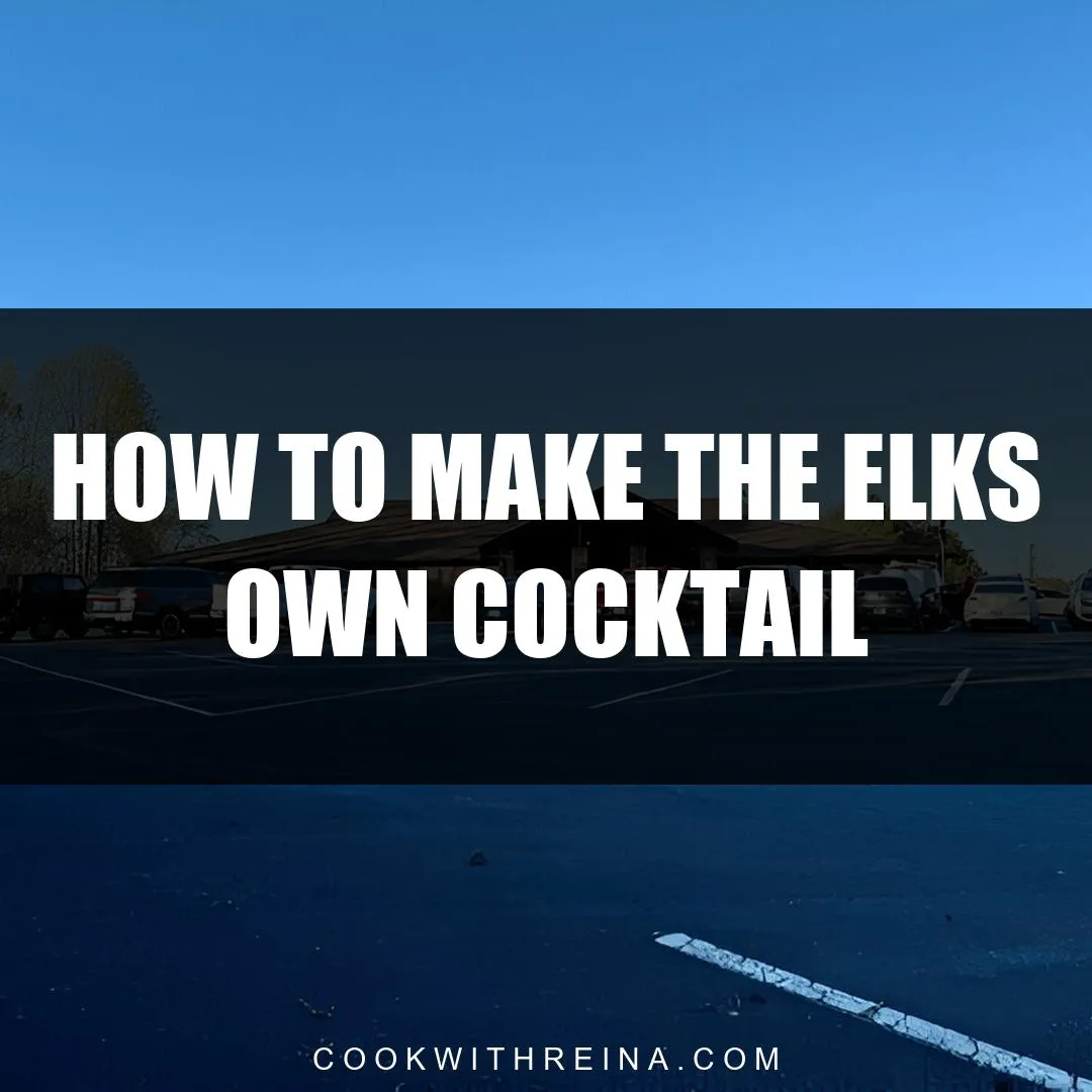how to make the elks own cocktail