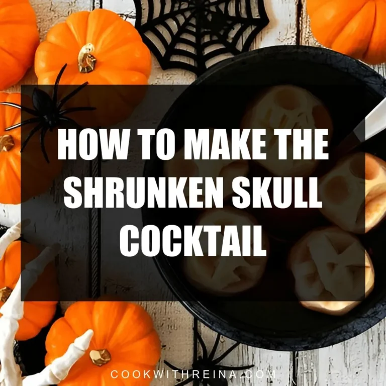 How To Make The Shrunken Skull Cocktail