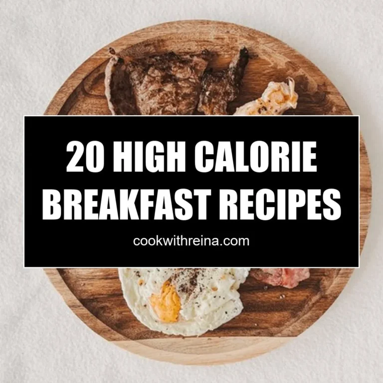 20 High Calorie Breakfast Recipes
