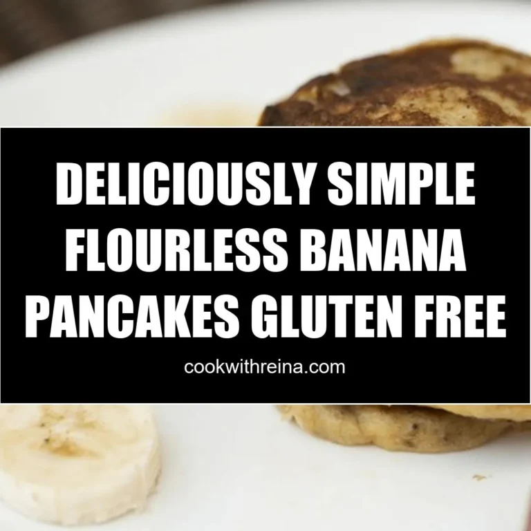 Deliciously Simple Flourless Banana Pancakes Gluten-Free