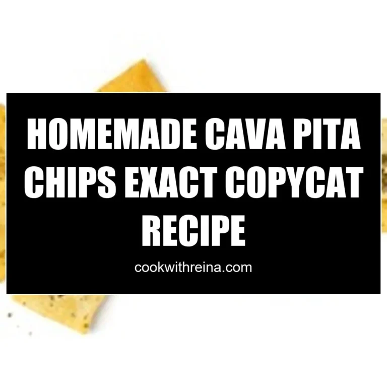 Homemade Cava Pita Chips Exact Copycat Recipe