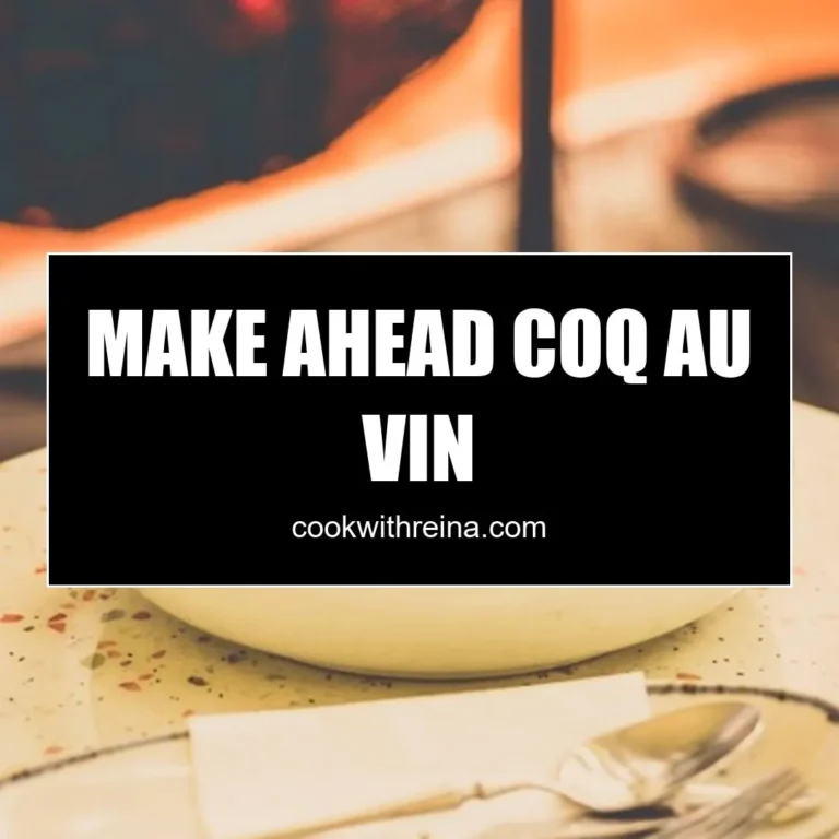 Make-Ahead Coq Au Vin