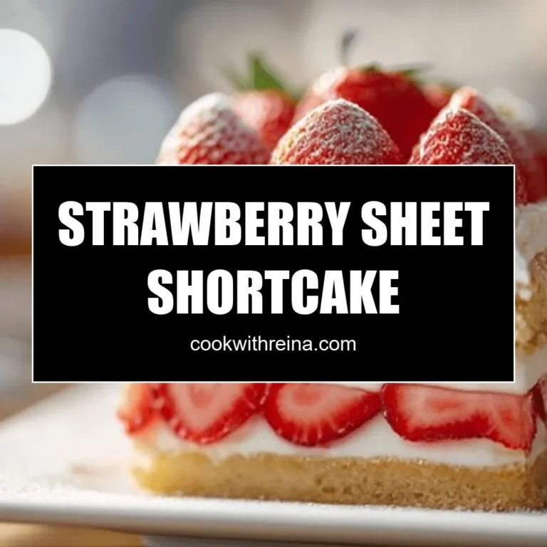 Strawberry Sheet Shortcake