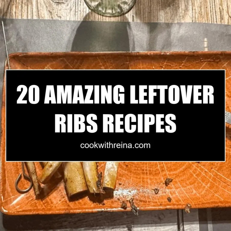 20 Amazing Leftover Ribs Recipes