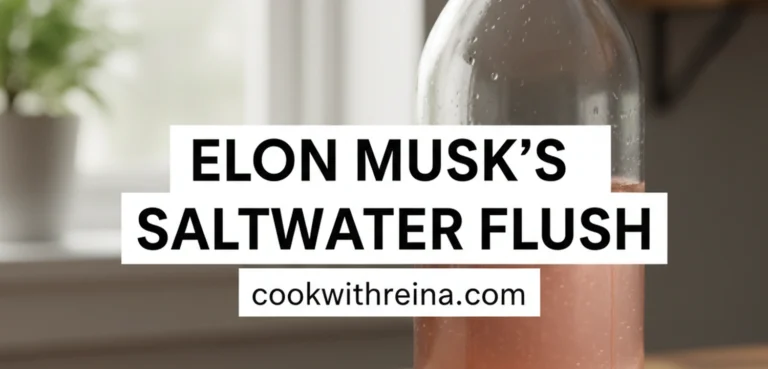 Elon Musk-Inspired Salt Water Weight Loss Recipe
