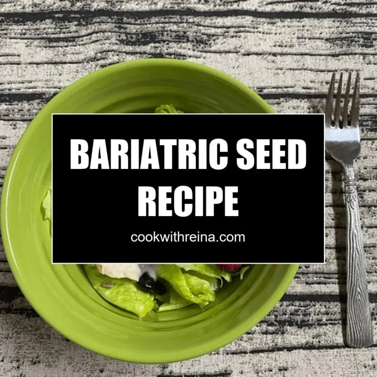 Bariatric Seed Recipe