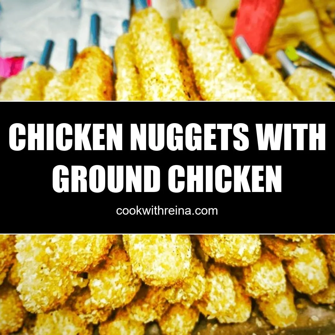 chicken nuggets with ground chicken