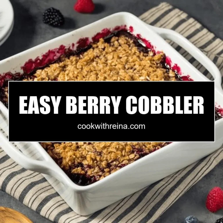 Easy Berry Cobbler
