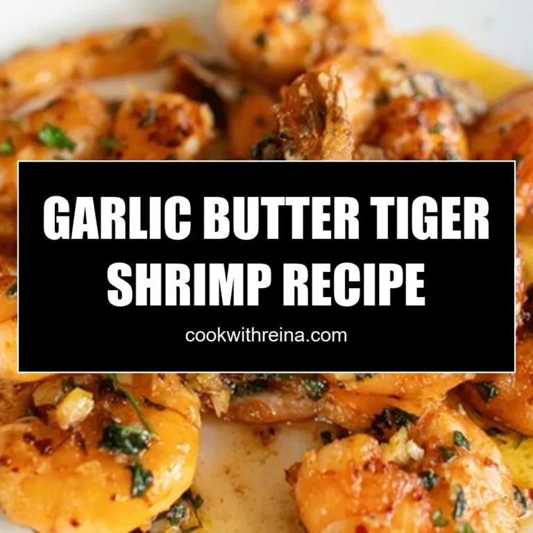 Garlic Butter Tiger Shrimp Recipe