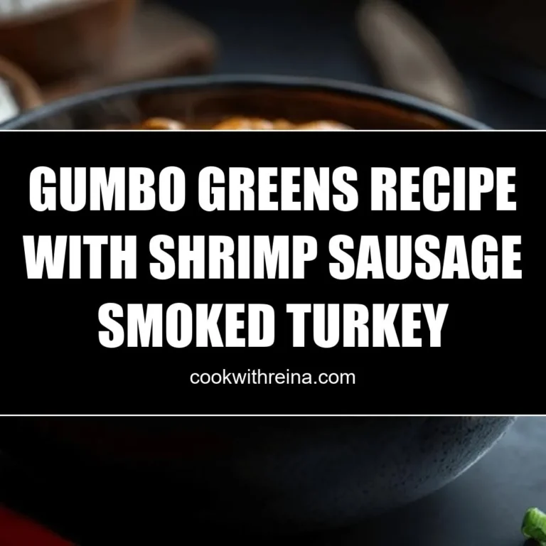 Gumbo Greens Recipe With Shrimp, Sausage, And Smoked Turkey