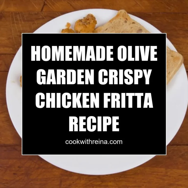Homemade Olive Garden Crispy Chicken Fritta Recipe