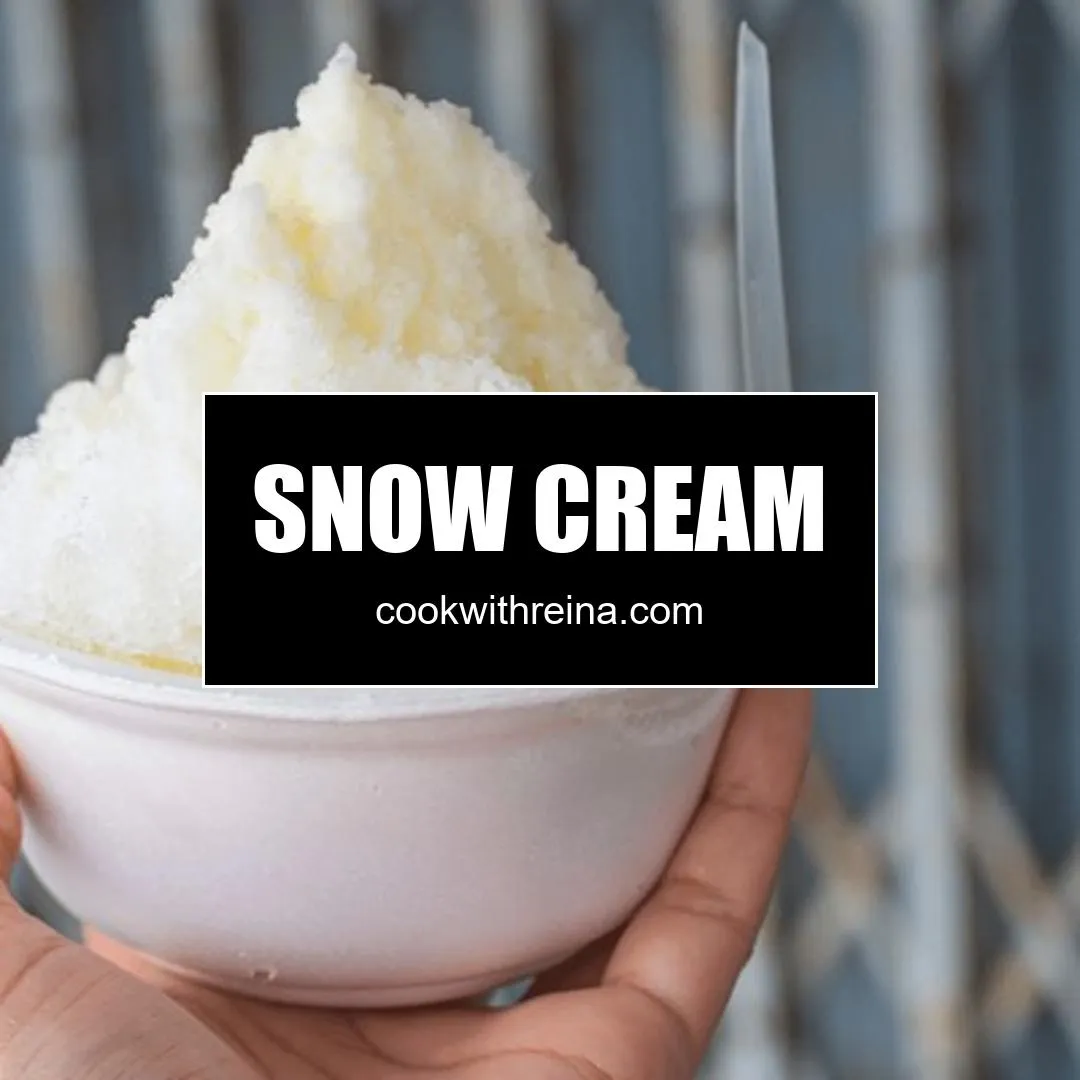snow cream