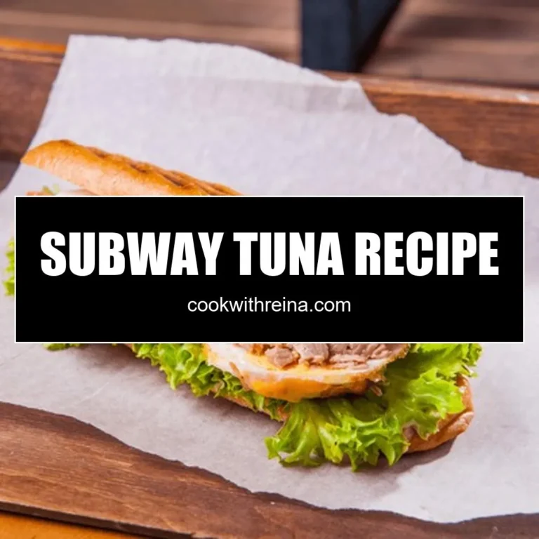Subway Tuna Recipe