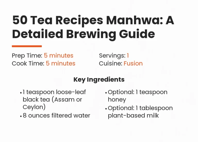 50 Tea Recipes Manhwa: A Detailed Brewing Guide