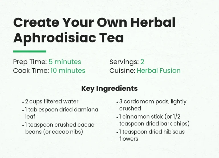 Create Your Own Herbal Aphrodisiac Tea