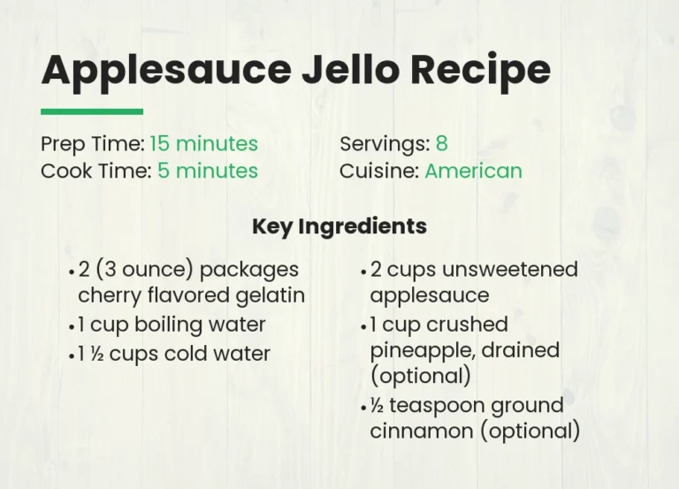 Applesauce Jello Recipe