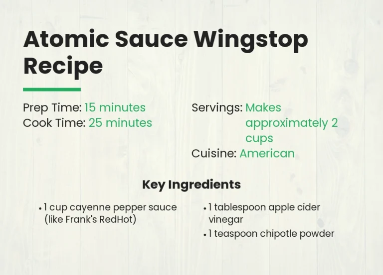 Atomic Sauce Wingstop Recipe