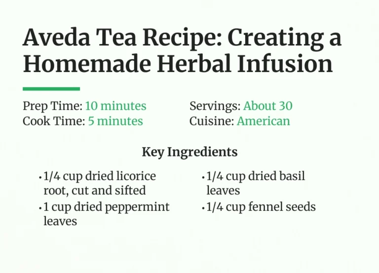 Aveda Tea Recipe: Creating A Homemade Herbal Infusion