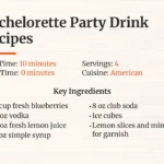 bachelorette party drink recipes