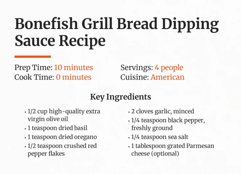 Bonefish Grill Bread Dipping Sauce Recipe