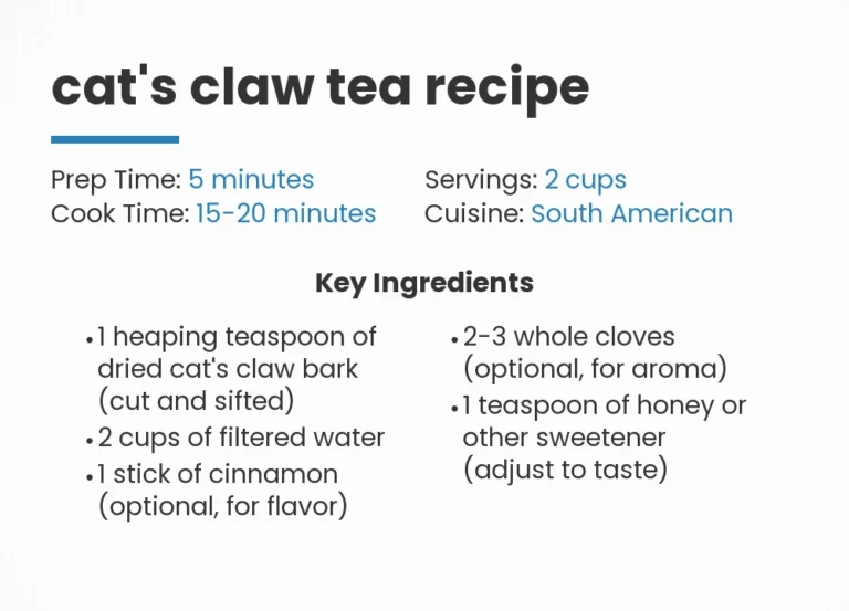 Cat’S Claw Tea Recipe