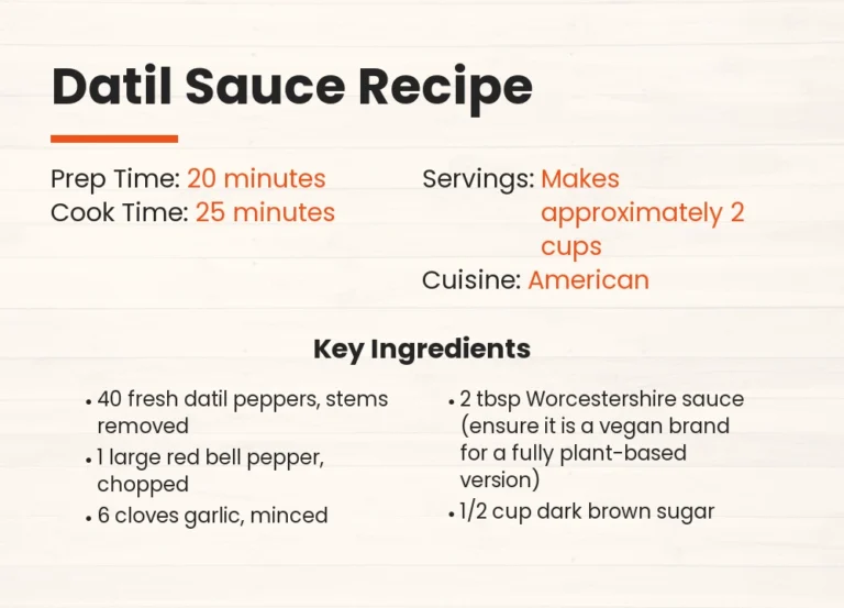Datil Sauce Recipe
