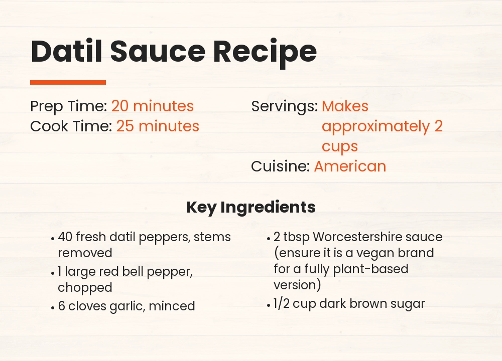datil Sauce recipe
