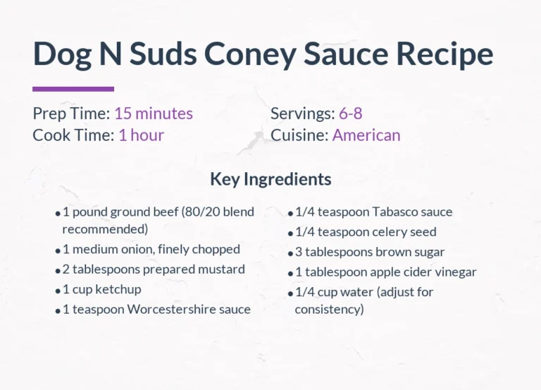 Dog N Suds Coney Sauce Recipe
