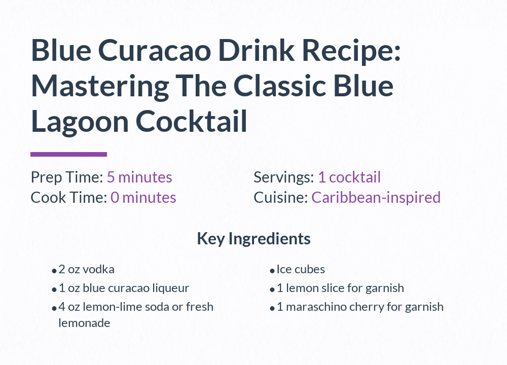 drink recipe with blue curacao
