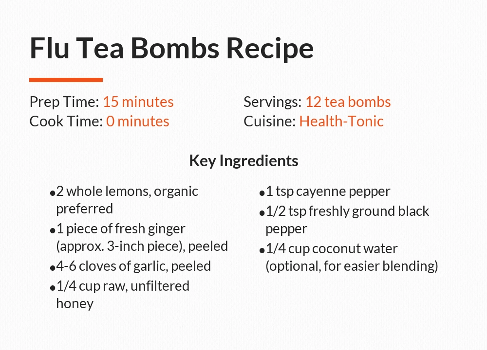 flu tea bombs recipe