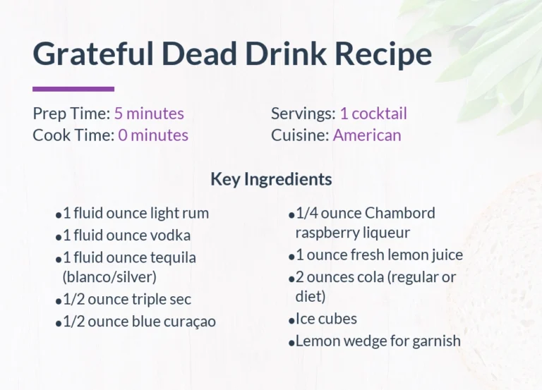 Grateful Dead Drink Recipe
