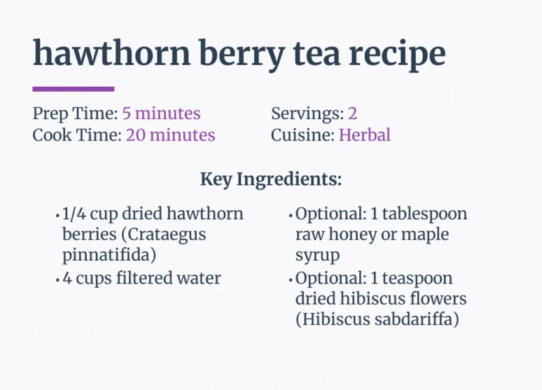 Hawthorn Berry Tea Recipe