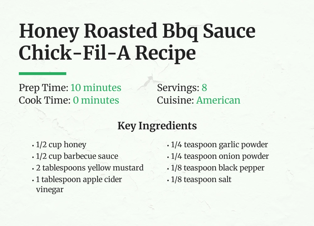 honey roasted bbq Sauce chick fil a recipe