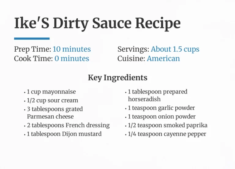 Ike’S Dirty Sauce Recipe