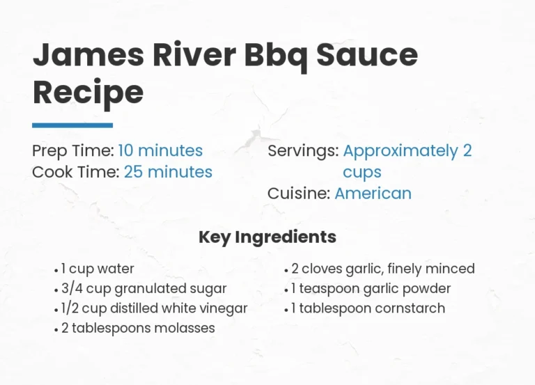 James River Bbq Sauce Recipe