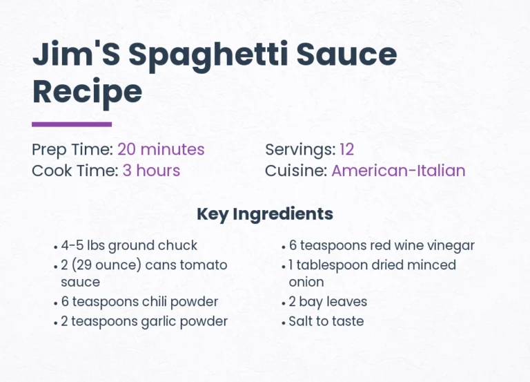 Jim’S Spaghetti Sauce Recipe
