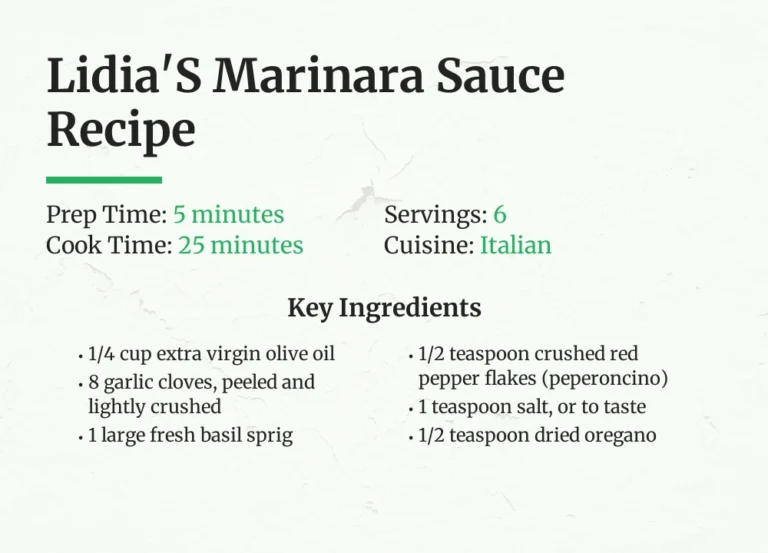 Lidia’S Marinara Sauce Recipe