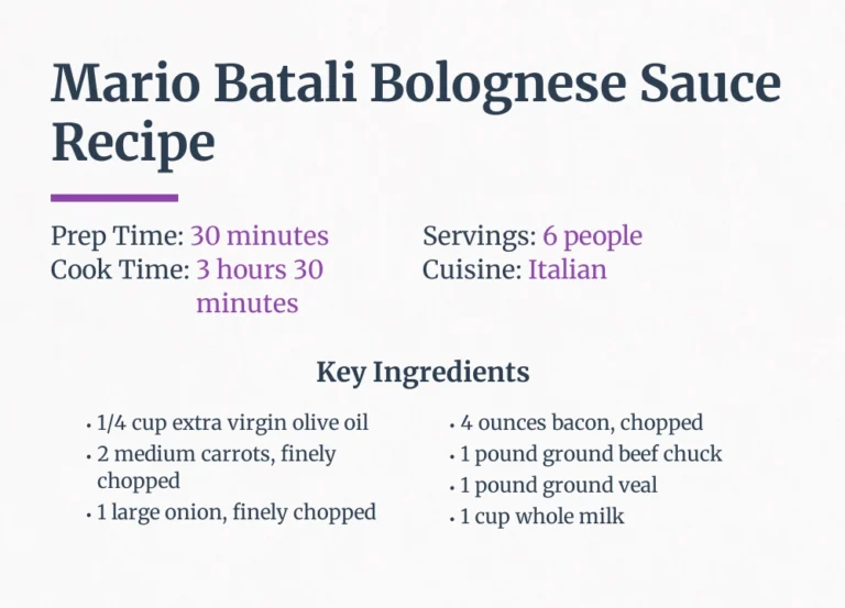 Mario Batali Bolognese Sauce Recipe