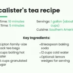 mcalister's tea recipe